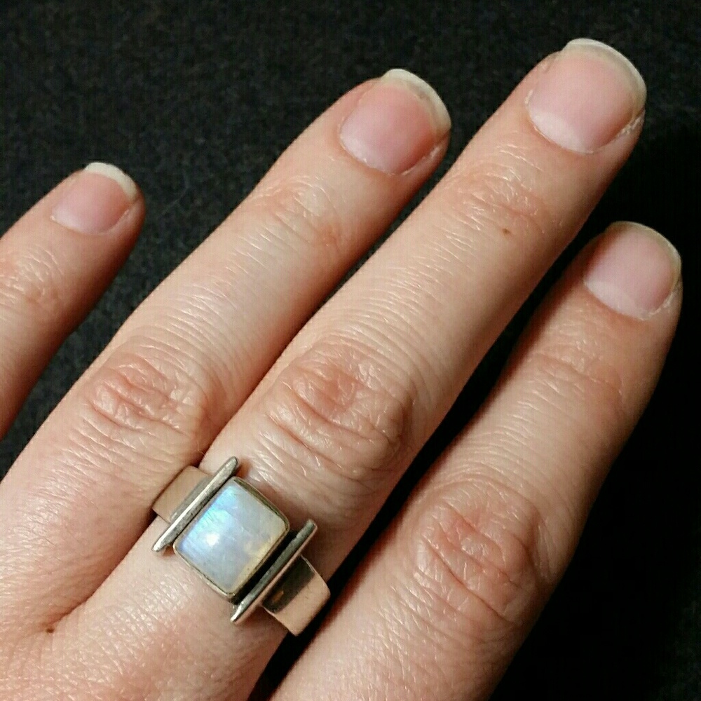 Moonstone Sterling Silver Ring
